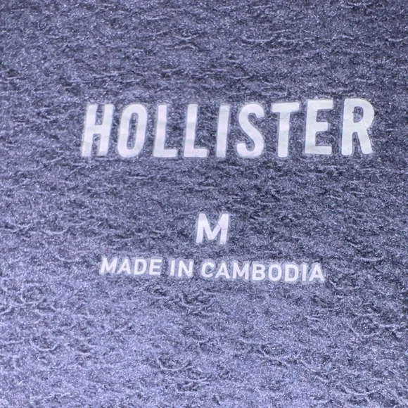 Hollister Dusty Blue Chicago Illinois Crewneck Sweatshirt - Picture 3 of 4